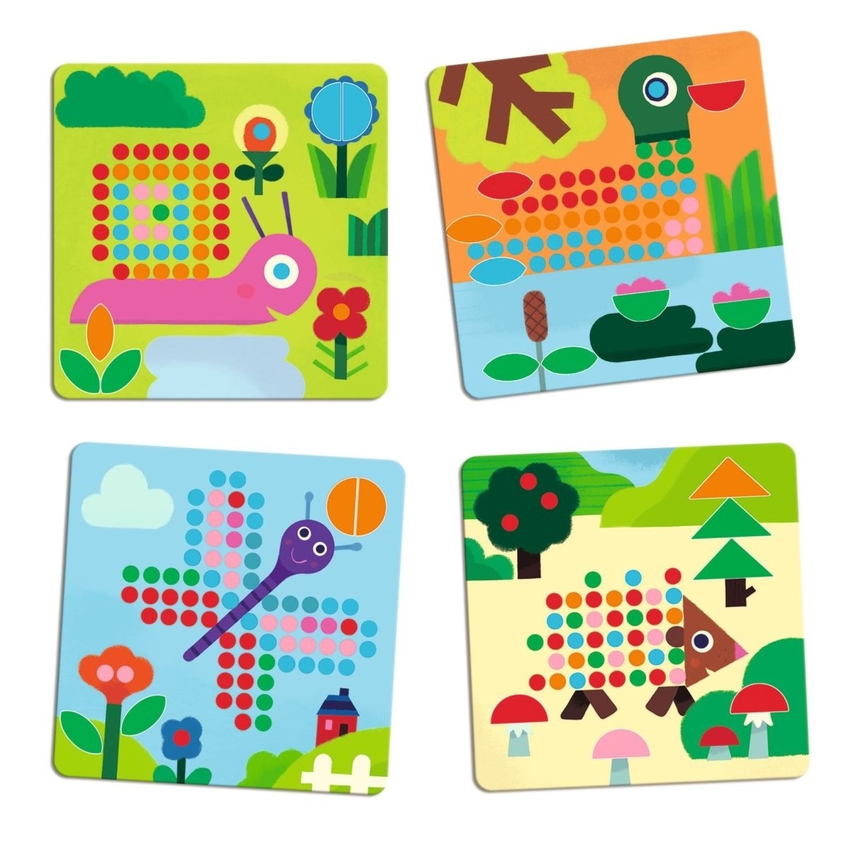 Djeco - Mosaik Lernspiel Mini Animo Djeco - Mosaik Lernspiel Mini Animo