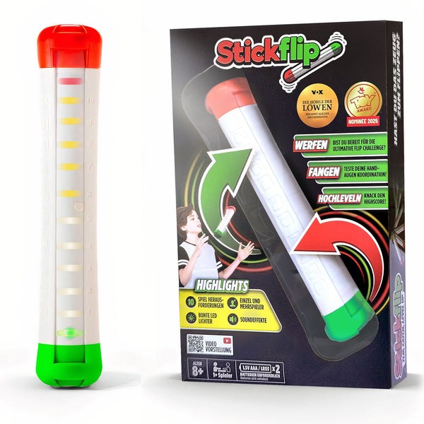 Stickflip - Interaktives Geschicklichkeitsspiel Stickflip - Interaktives Geschicklichkeitsspiel
