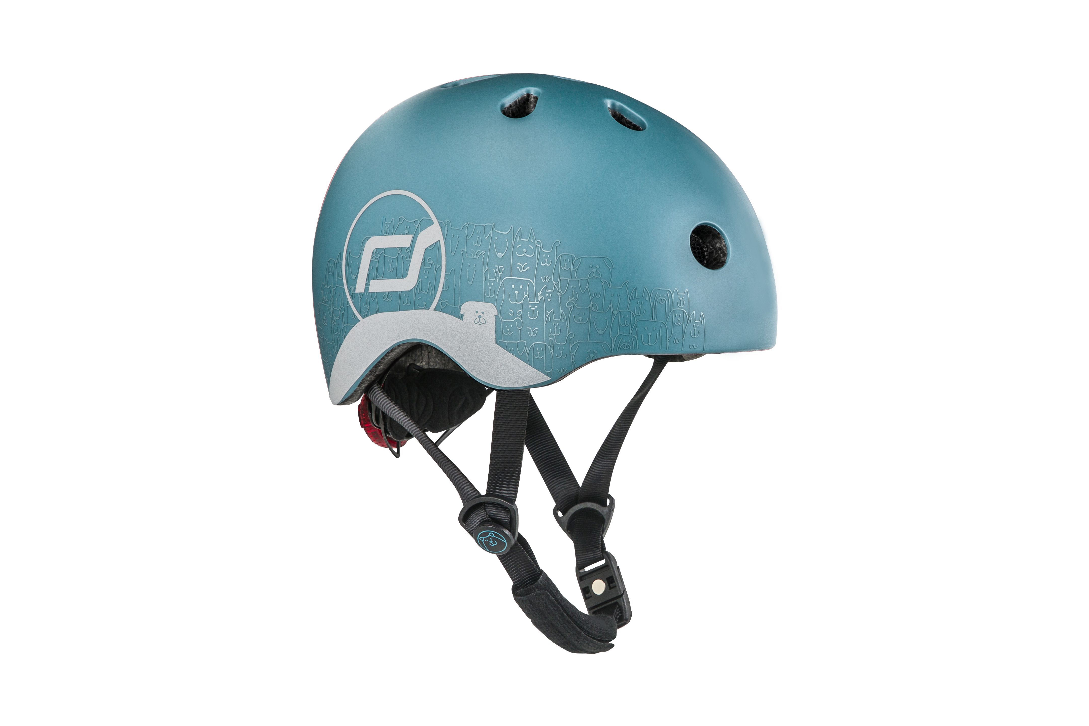 ZkxwE1hQ Scoot & Ride - Helm XXS-S reflective steel