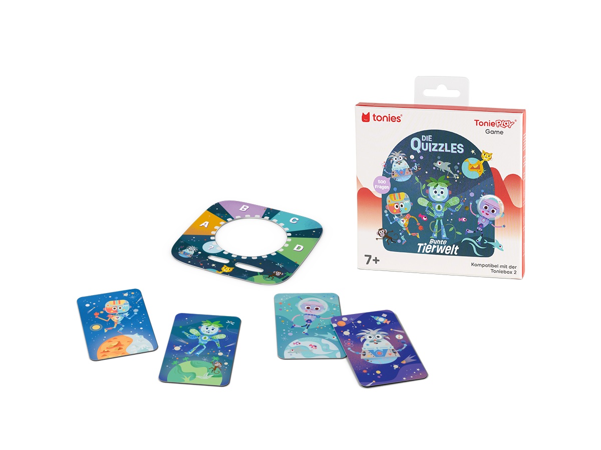 tonies - Tonieplay Game S: Die Quizzles: Bunte Tierwelt