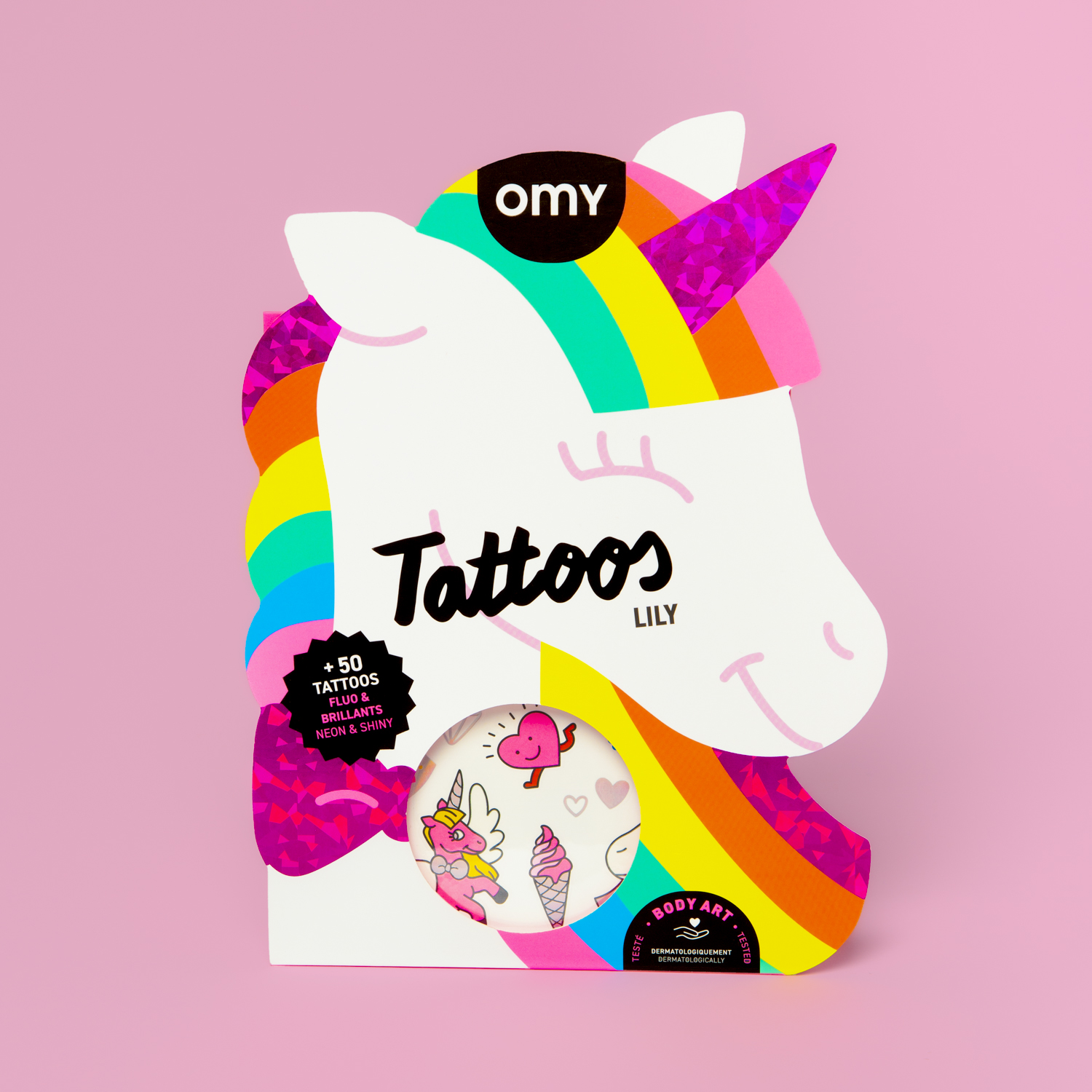 omy - Tattoos Einhorn LILY