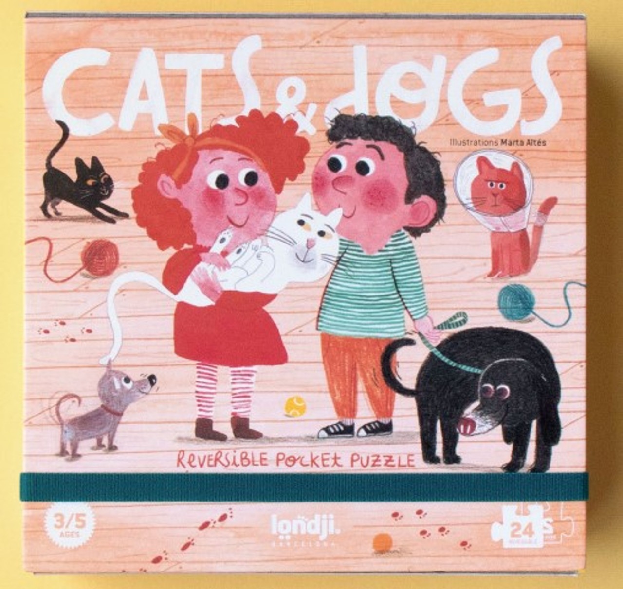 Londji - Puzzle Pocket "Cats&Dogs"