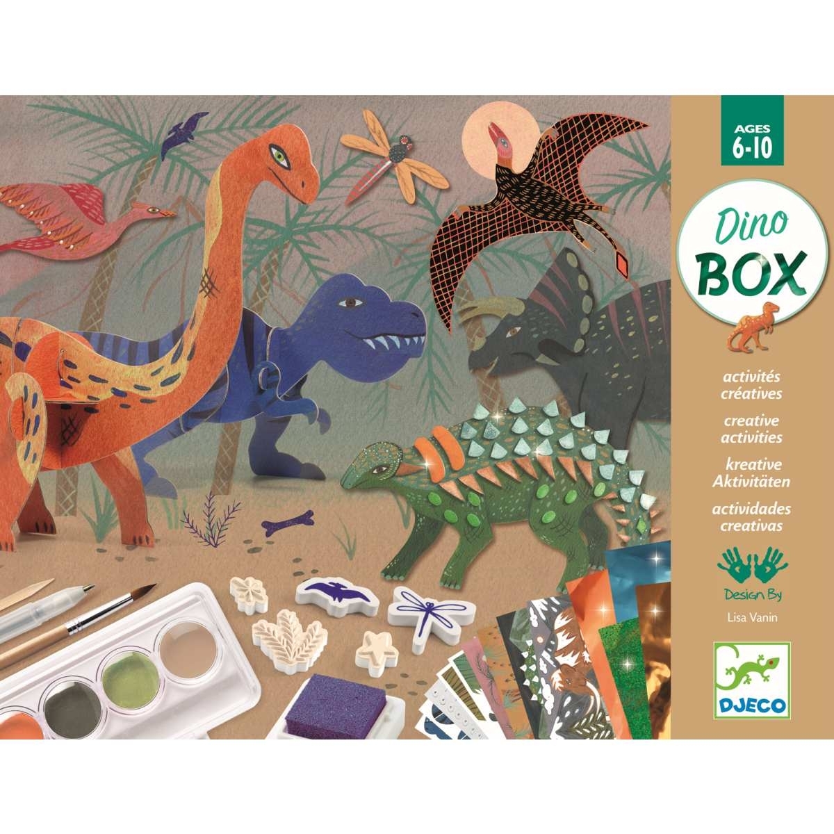 Djeco - Multi-Activity Kit Dino Box