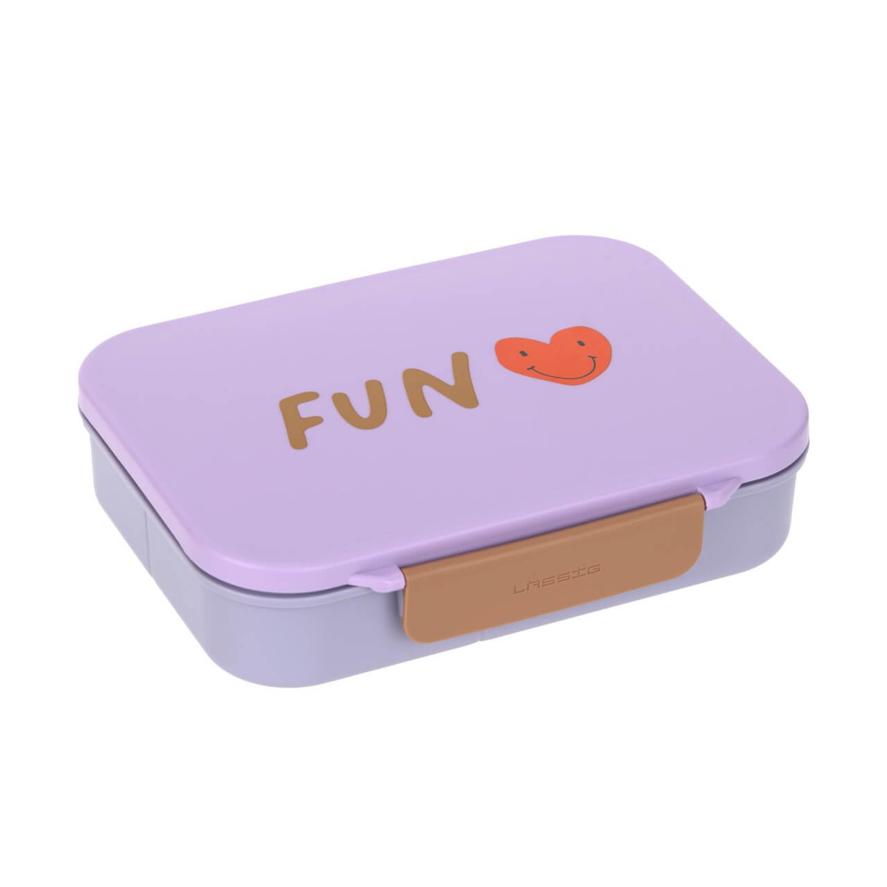 LÄSSIG - Bento-Lunchbox Little Gang Heart lila