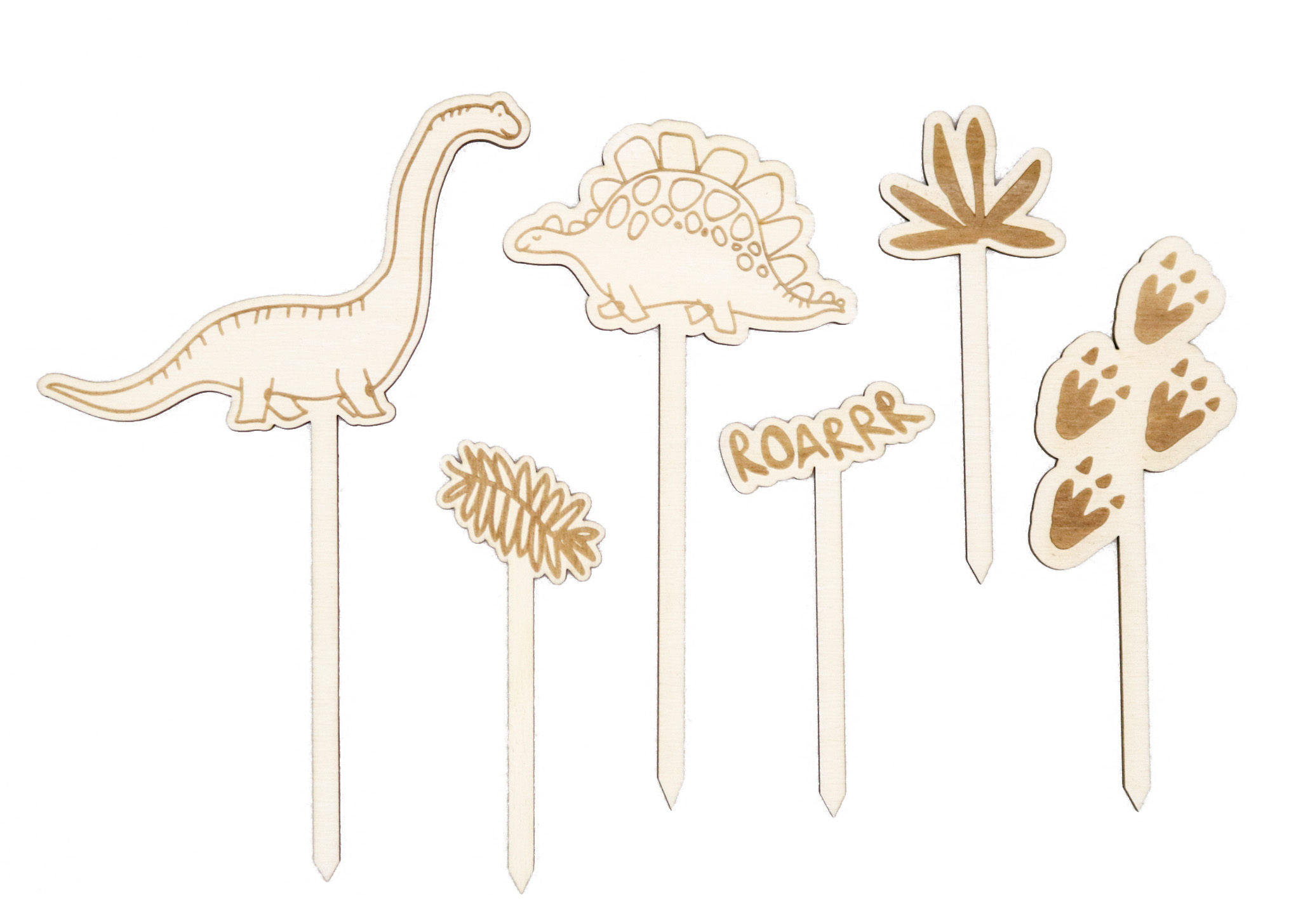 Invy Design - Cake Topper "Dino" 6er Set