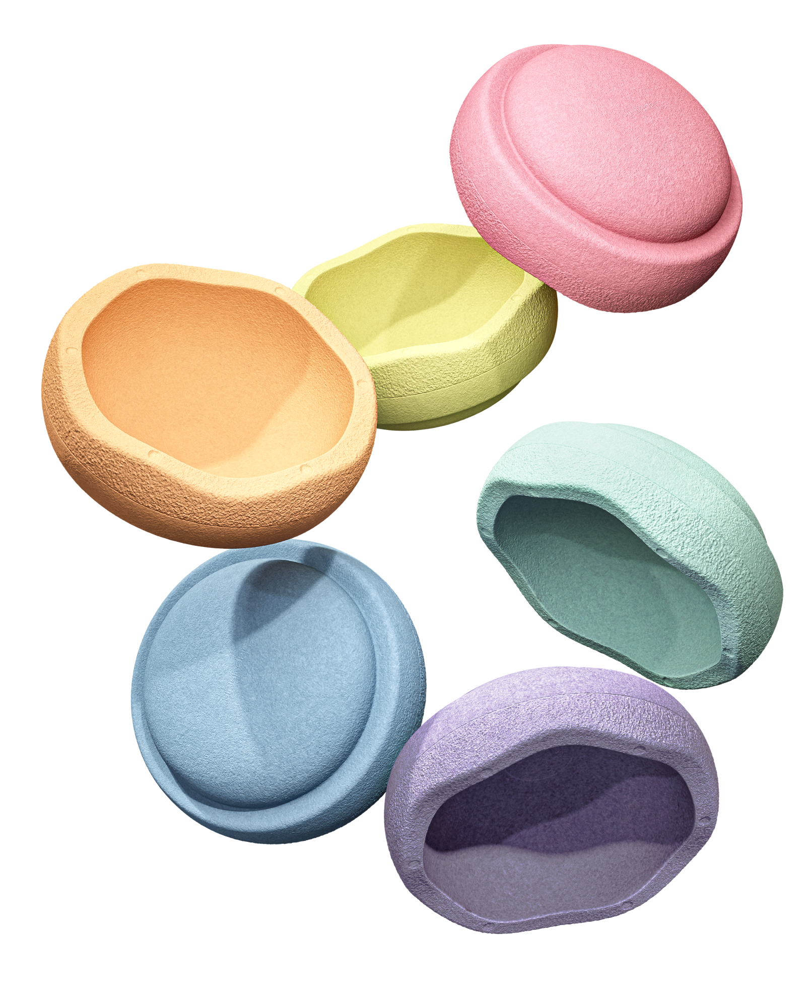 Stapelstein-Original-rainbow-pastel-flying