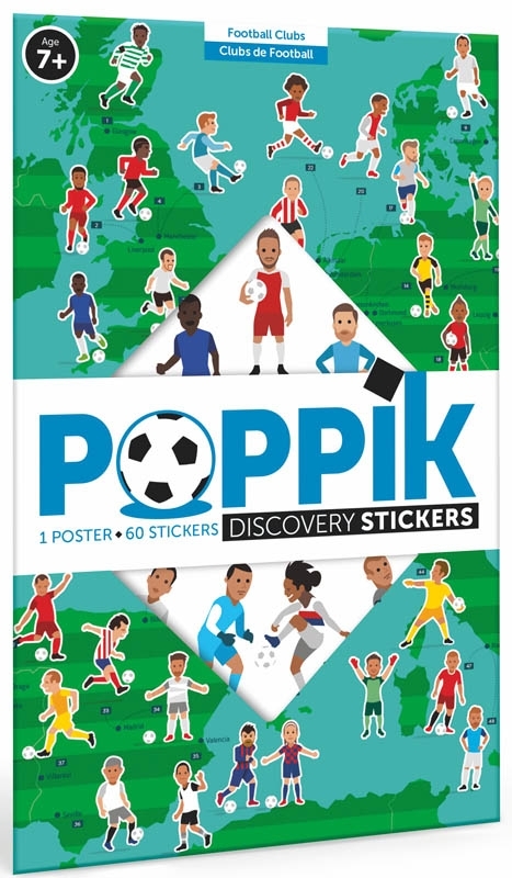 Poppik - Stickerposter Discovery Fußball