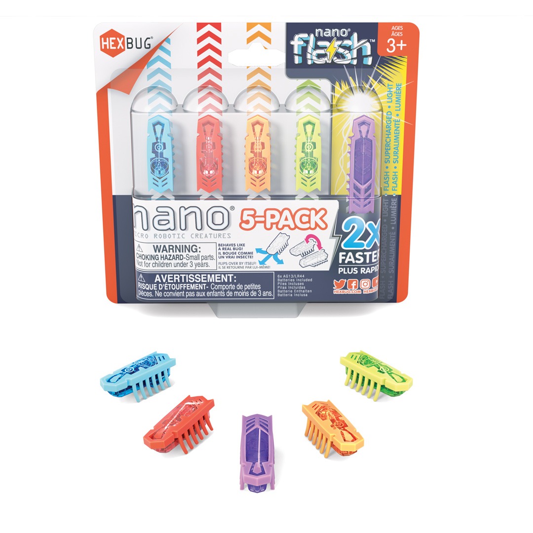 HEXBUG - Nano + Flash 5-Pack