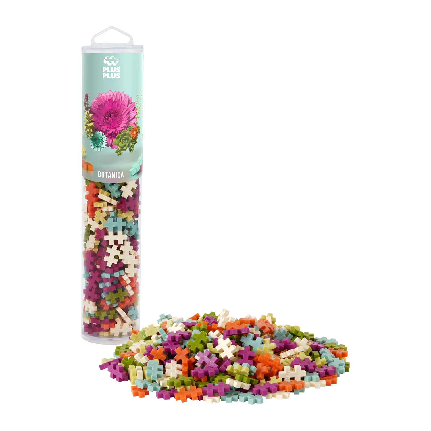 PLUS PLUS - Mini-Bausteine Puzzle Blumen 240 Teile