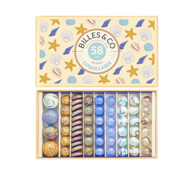 Billes & Co - Murmelbox maxi Muscheln