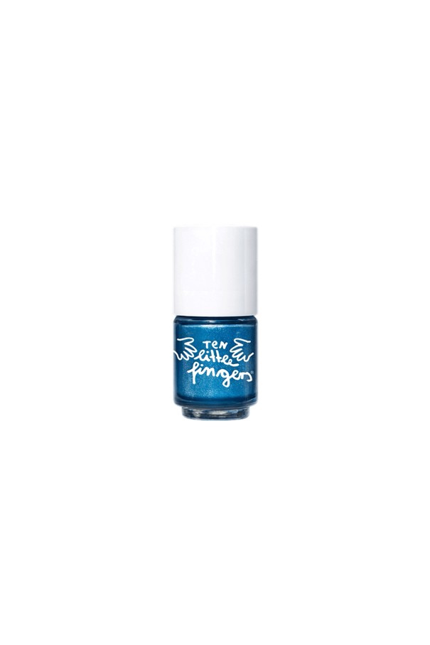 ten little fingers - Kindernagellack GLITZERTÜRKIS