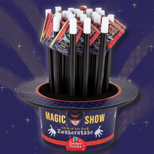 Trendhaus - MAGIC SHOW Zauberstab für 6 Tricks