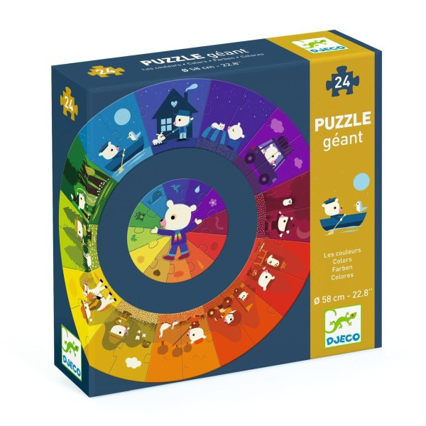 Djeco - Bodenpuzzle: Farben