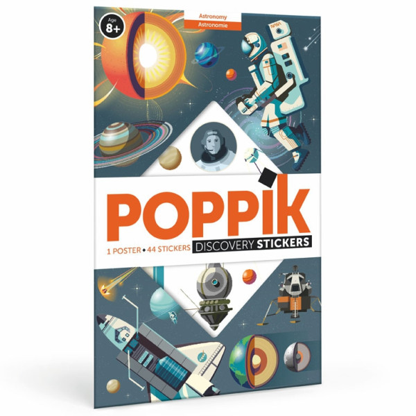 Poppik - Stickerposter Discovery Astronomie