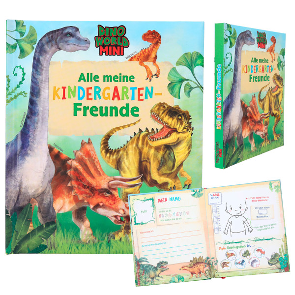 DINO WORLD - Freundebuch Kindergarten