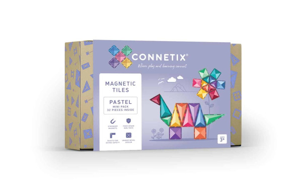 connetix - Magnetbausteine Pastel Mini Pack 32-tlg.