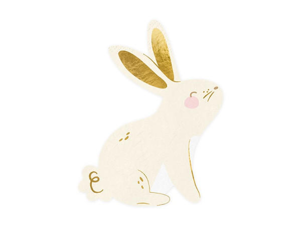 PartyDeco - Papierservietten Bunny