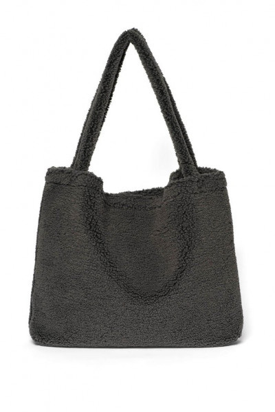 Studio Noos - Tasche "Mom Bag" Dark grey teddy