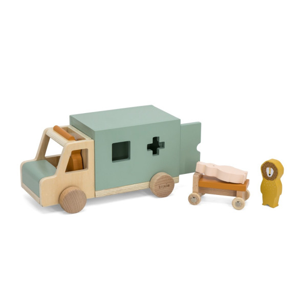 Trixie - Holz-Krankenwagen