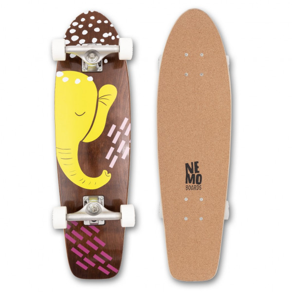 NEMO BOARDS - Teen Skateboard Kork Softgrip - Big Elephant