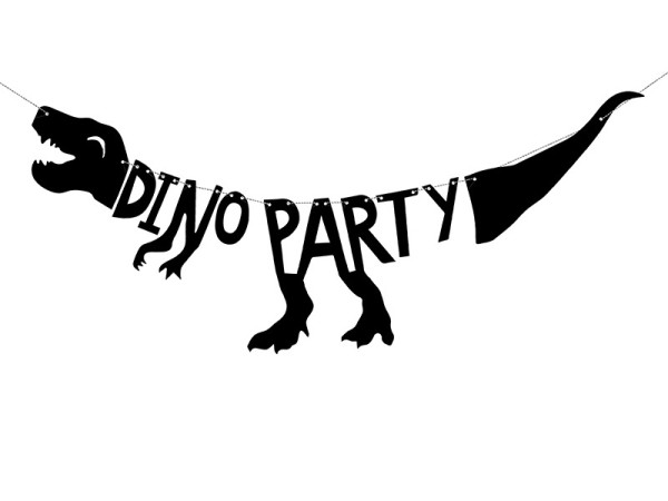 PartyDeco - Girlande Dino