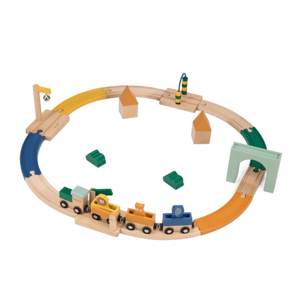 Trixie - Holz-Eisenbahn Set