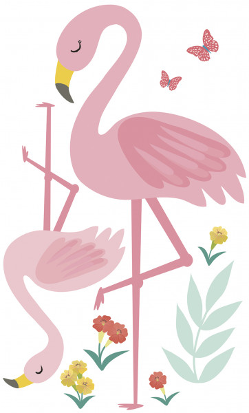 Lilipinso - Wandsticker RIO "Flamingo"