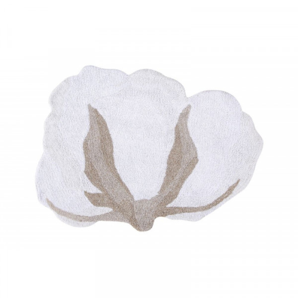 Lorena Canals - Teppich "Cotton" Flower 120 x 130