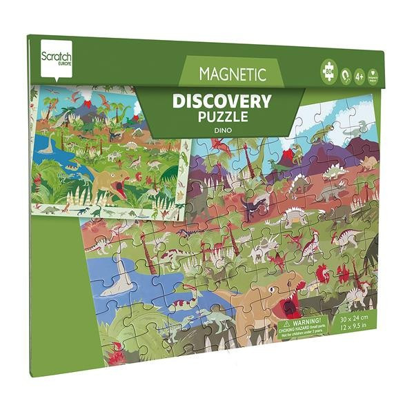 Scratch - Magnetpuzzle Discovery Dinosaurier