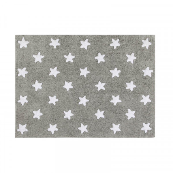 Lorena Canals - Teppich "Stars" Grey/White 120 x 160