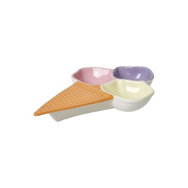 RICE - Servierplatte aus Keramik Ice Cream