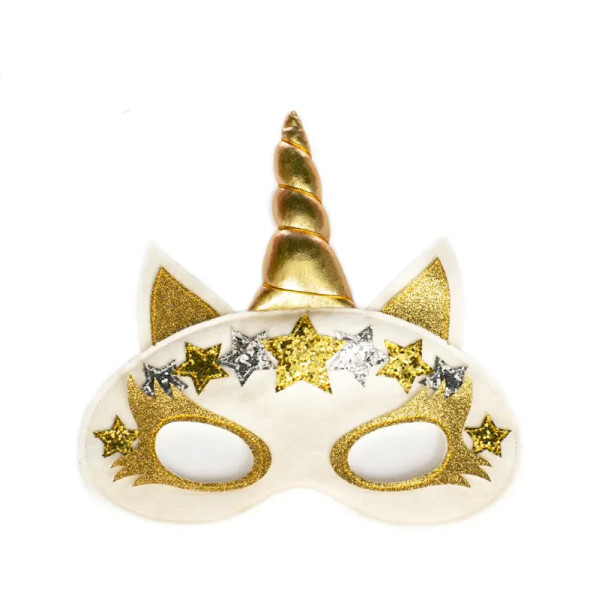 Pellianni - Maske "Einhorn" gold