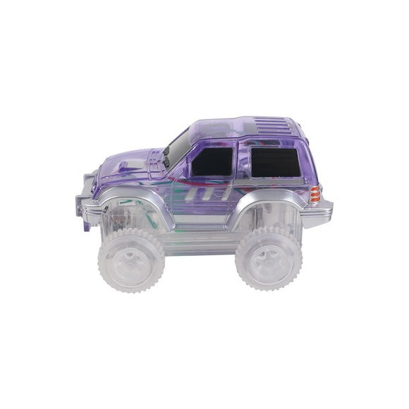 CleverClixx - Spielzeugauto Race Track Car Pastel Purple