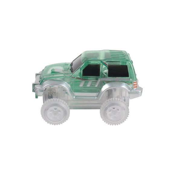 CleverClixx - Spielzeugauto Race Track Car Pastel Green
