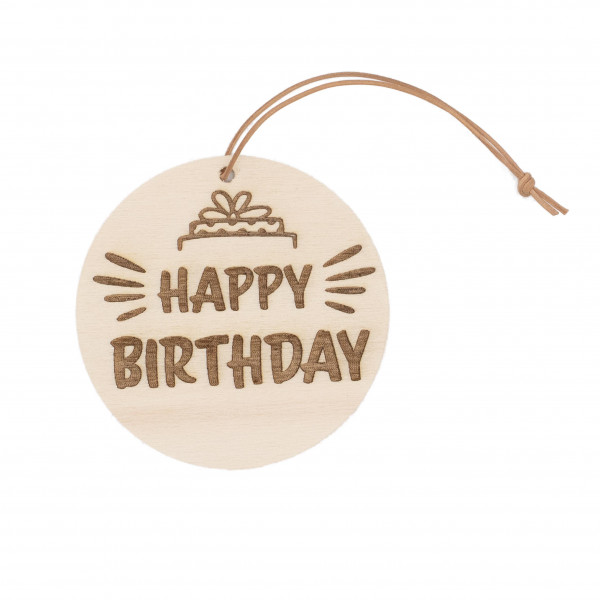 Invy Design - Holzschild "Happy Birthday"