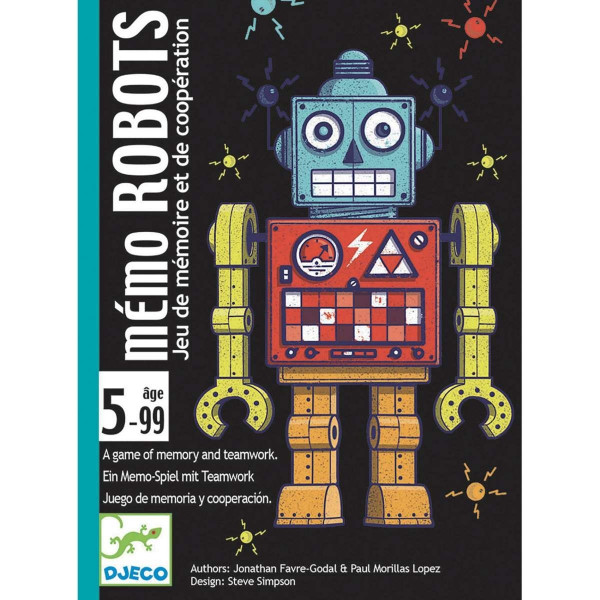 Djeco - Kartenspiele: Robots