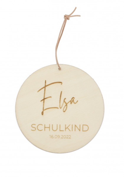 Invy Design - Holzschild "Schulkind" personalisiert
