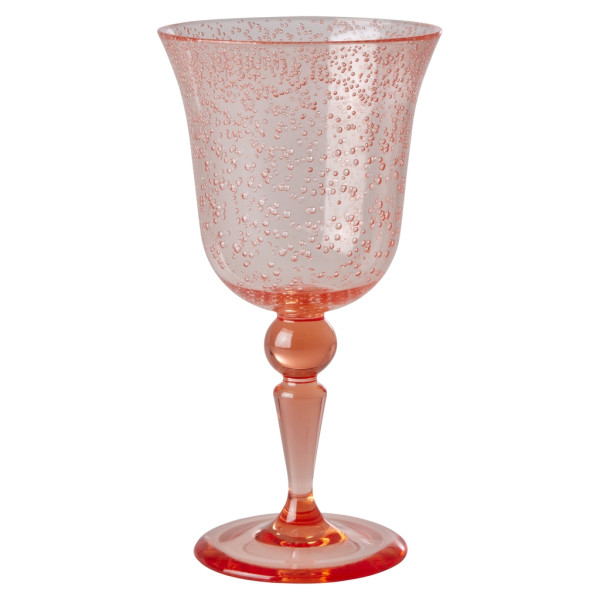 RICE - Weinglas aus Acryl Bubble Peach