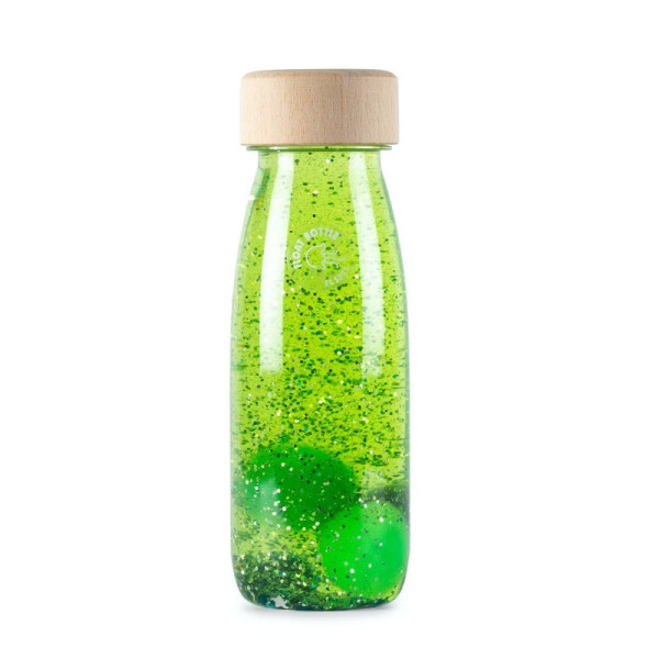 PETIT BOUM - Sensorikspielzeug "Float Bottle Green"