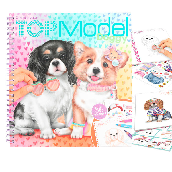 TOPModel - Malbuch Doggy