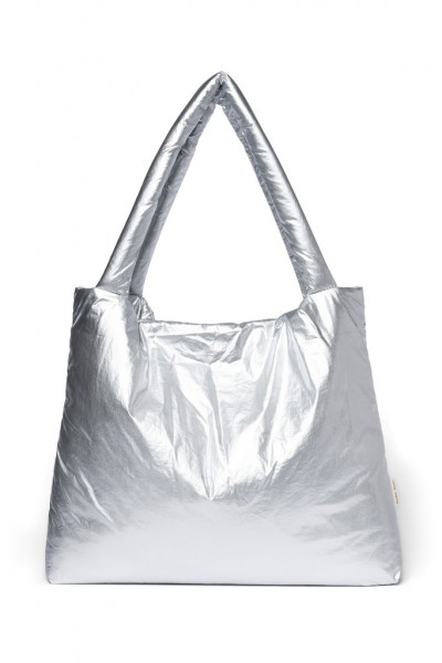 Studio Noos - Tasche "Mom Bag" Silver puffy