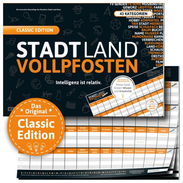 Denkriesen - STADT LAND VOLLPFOSTEN® Classic Edition