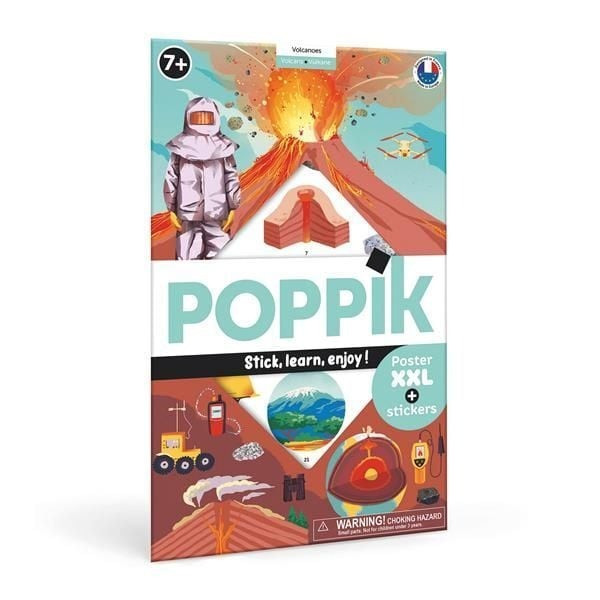 Poppik - Stickerposter Volcans