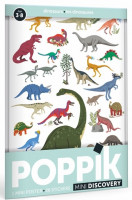 Poppik - Stickerposter Mini Discovery Dinosaurier