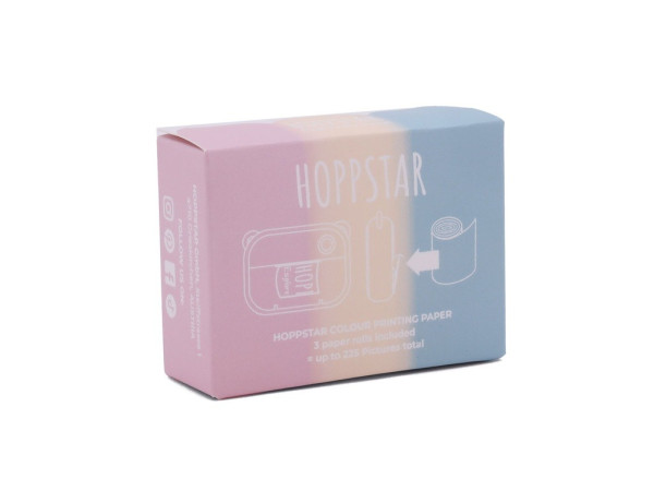HOPPSTAR - Thermodruckrollen - farbig Nachfüllpack