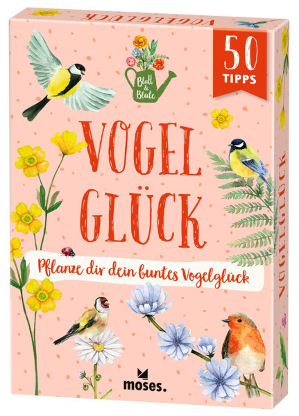 moses - Blatt & Blüte Vogelglück Kartenset