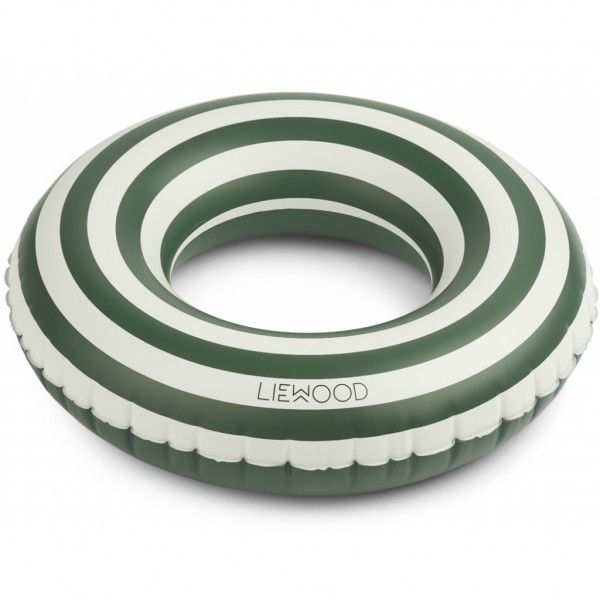 Liewood - Schwimmring Baloo Stripe: Garden green/Creme de la Creme