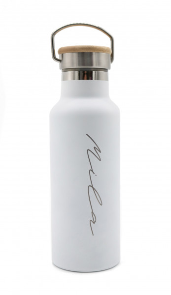 Invy Design - Trinkflasche weiß 500ml mit Namen