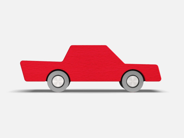 Waytoplay - Spielauto aus Holz Red