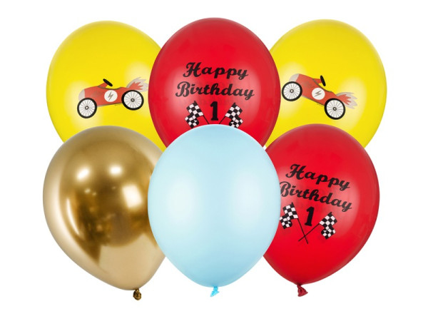PartyDeco - Luftballon-Set Auto